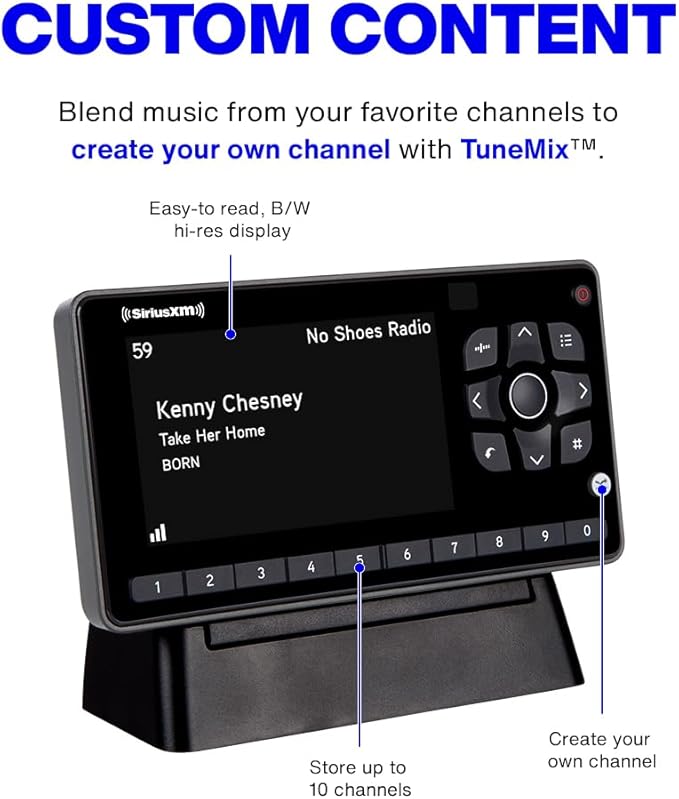Onyx EZR Satellite Radio with Home Kit (SXEZR1H1) | SiriusXM