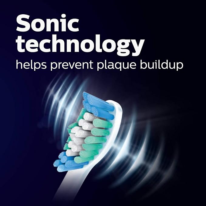 Philips Sonicare DailyClean 2100 rechargeable Electric Toothbrush (HX321117), Mid Blue, 1 Count