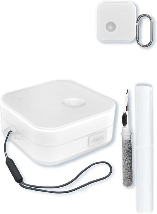 for Nothing Ear3 Bluetooth Earbuds Case,BOVUGAC High Transparency Soft TPU Shockproof Cover with Keychain,Cleaning Kit and Lanyard for Nothing Ear 3-Clear