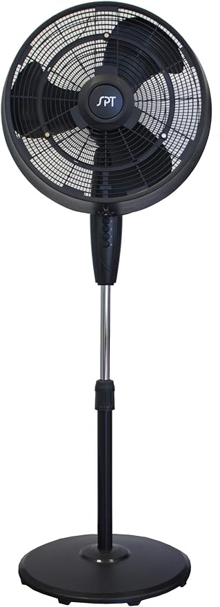 SPT SF-18M45B: 18″ Oscillating Misting Fan