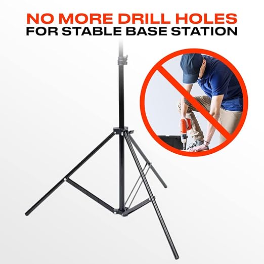 Skywin VR Tripod Stand for HTC Vive Base Station - 2 Adjustable Stands | Stable Tracking, Compatible with HTC Vive, Sensor Stand & Base Station Mount for Vive Sensors or Oculus Rift Constellation