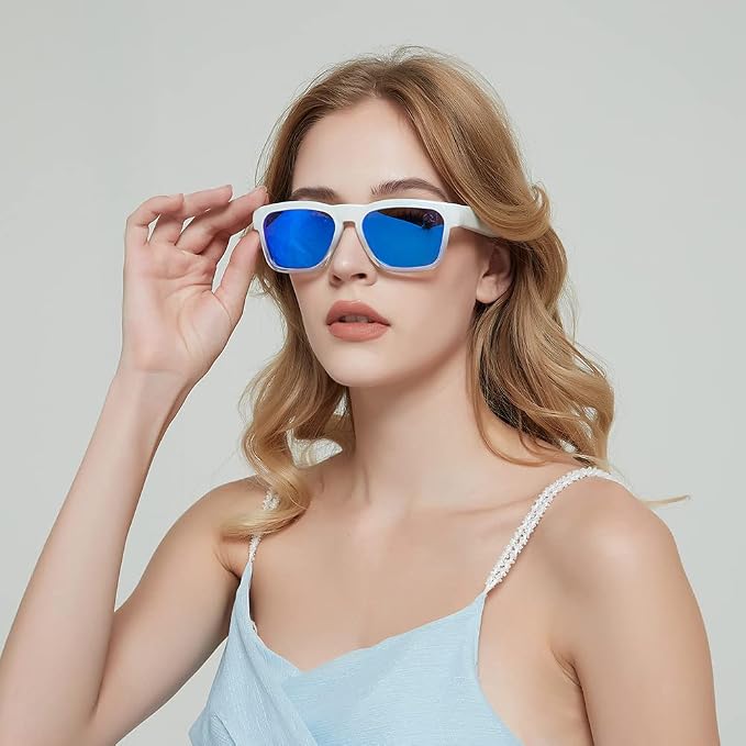 OhO sunshine Bluetooth Audio Sunglasses, Lightweight Open Ear Sport Glasses, 10H Playtime,Water Resistant with Voice Control