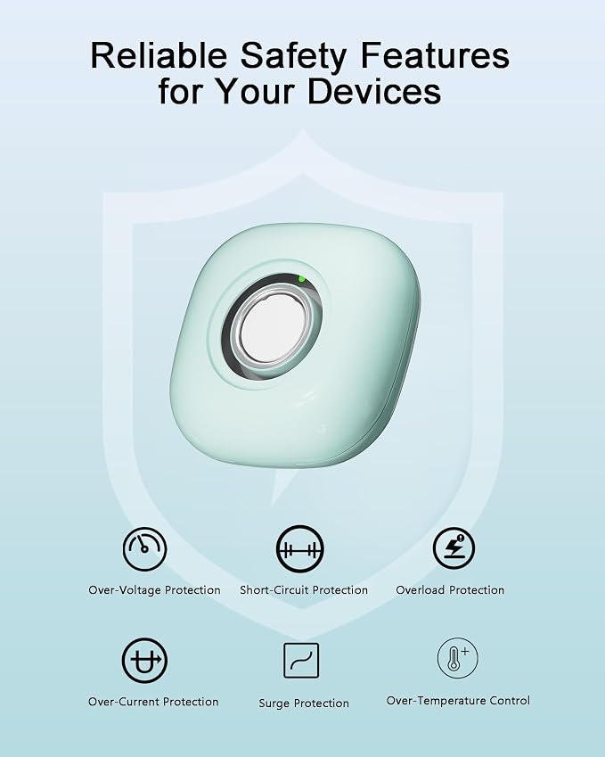 Portable Charging Case Compatible with Oura Ring 4 Charger, Fits All-Sized Ring Gen 4, Up to 10 Ring Charges,Green (Official Charger NOT Included)