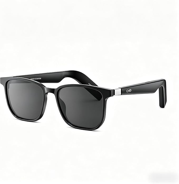GetD 2026 Acetate Smart Glasses, ChatGPT and 145-Language Real-time Translator, Bluetooth Sunglasses with Nylon Polarized Lens, 11H Battery Life, Open-Ear Audio, Voice Control for Travel & Business