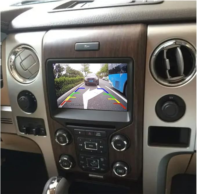 Aftermarket Emblem Backup Camera for F150 (2004-2014)/F250 F350 F450(2009-2014) Flex(2009-2012) Ranger 2012 CVBS | AHD Dual Signal HD Night Vision Waterproof 170° Wide Viewing（RCA Connector）