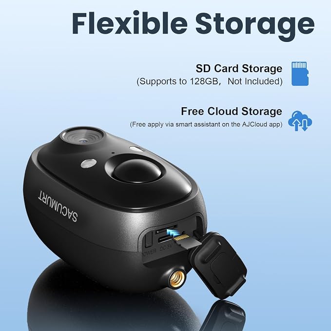 Security Cameras Wireless Outdoor, Free Cloud Storage, 2.4GHz WiFi Camera Outdoor Wireless, 2K Cameras for Home Security with Solar Panel, Motion Detection Alert, Compatible with Alexa & Google Home