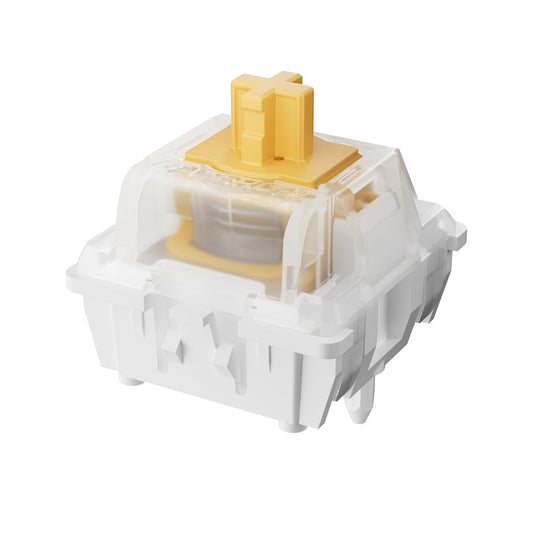 Keychron Magnetic Switches Dawn Linear - 110 PCS, 30gf, Pre-Lubed, 0.1mm Adjustable Actuation, Gateron Double-Rail Hall Effect, Compatible Replacement for HE Keyboards Only