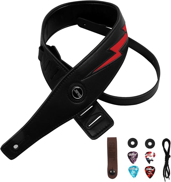 Handmade Retro Embossed Guitar Strap Super Soft Cowhide Leather Belt for Electric Acoustic Guitar Bass Guitarra Gig