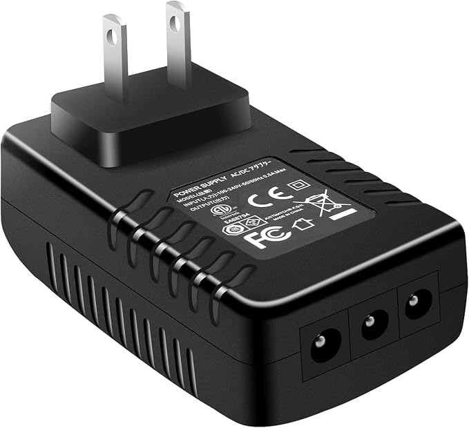 VHBW 24V DC Power Supply Adapter – Compatible with Hue Smart Light Bars, Light Strips & Sync Boxes – 3-Way Output Design, 100-240 V Input, Stable 24 V 1 A Output