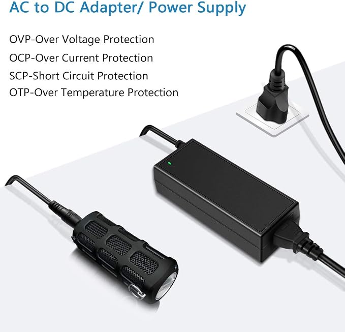 SHNITPWR 24V Power Supply 3A 72W AC/DC Adapter, 6-Pack 100~240V AC to DC 24 Volt 3amp 2.7A 2.5A 2.3A Converter Transformer 5.5x2.5mm Plug for LED Strip Lights 3D Printer CCTV Camera LCD Monitor