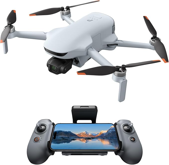 Potensic ATOM 3 Drones with Camera for Adults 4K 60fps, 8K Photo, 16KM Transmission, 1/1.3’’ CMOS, 3-Axis Gimbal, AI Track 2.0, Med-Tele Mode, QuickShots, Under 249g, 40-Min Flight, Standard Kit