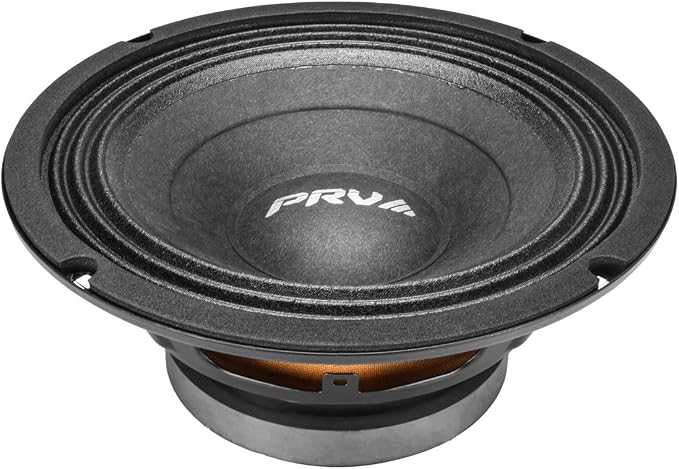 PRV AUDIO 8 Inch Midbass Speaker 8MB450 v2, 450 Watts, 8 Ohm, 2 Inch Voice Coil, Pro Audio Loudspeaker (Single)