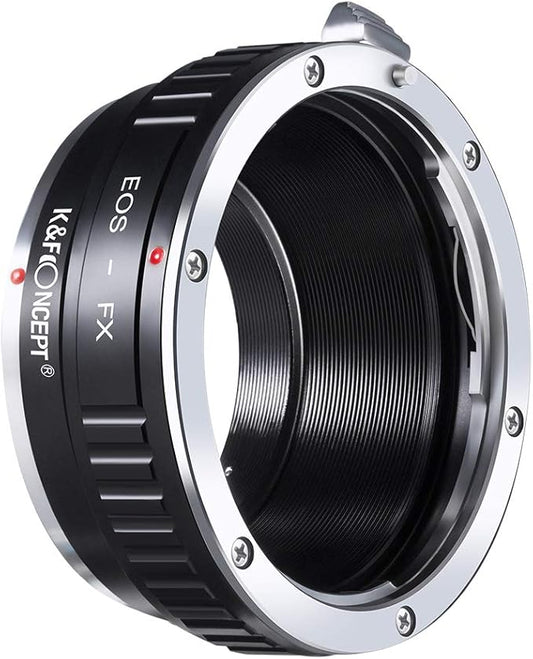 K&F Concept Lens Mount Adapter EOS EF/EFS Lens to Fuji FX Mount X-Pro1 X Camera X-Series Mirrorless Cameras
