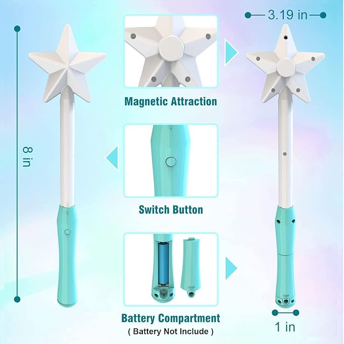 ATHLERIA Green Flying Orb Ball with Wand,Cool Stuff Gadgets Christmas Birthday Gifts Toys for Boy Girl Teens 6 7 8 9 10+ Year Old, Hover Boomerang Mini Drones for Kids,Flying Spinner