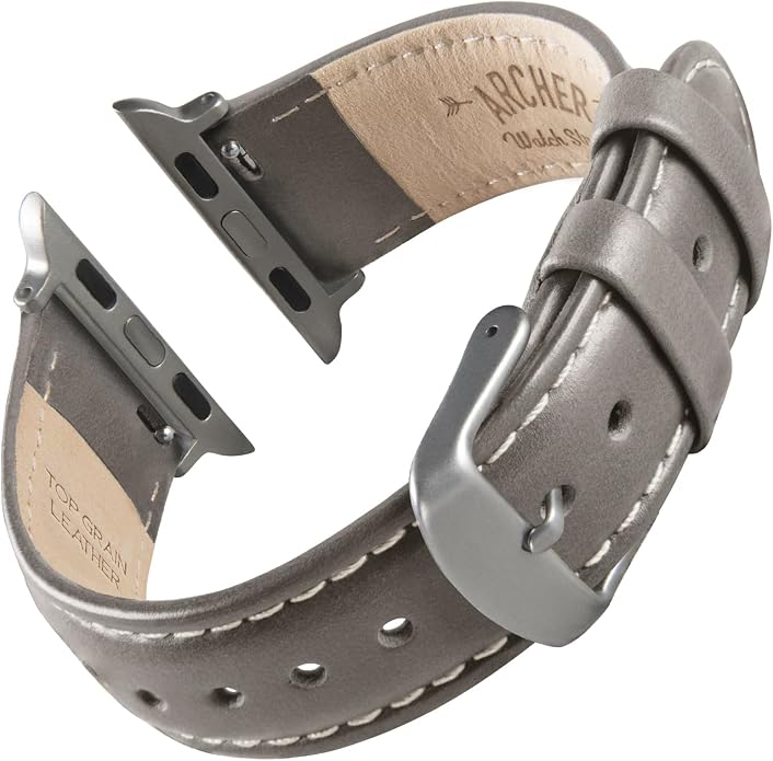 Archer Watch Straps - Top Grain Leather Watch Bands for Apple Watch