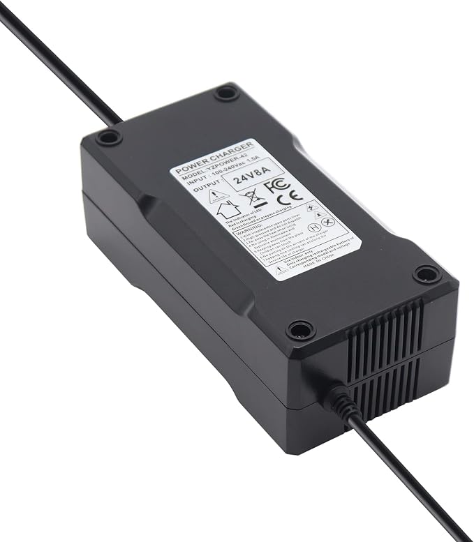24 Volt 8 Amp Battery Charger 24V 7A 8A XLR Connector for Sealed AGM, Gel,24BC8000T-1,4C24080, BATC8, Dalton Medical, Heartway Brand Product, Sunrise Medical, CH5404