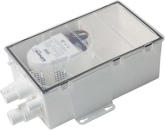 Attwood 5143-4 Marine Shower Sump System MK2, 800 GPH Pump, 12V, Large Sized Box