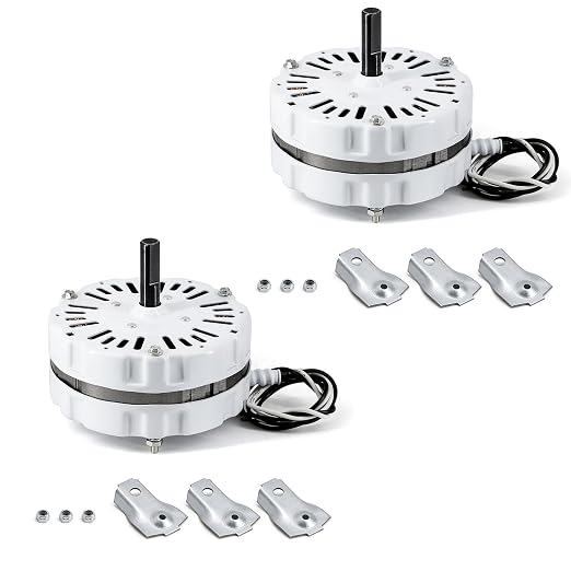 F0510B2944 F0510B2497 Attic Roof Power Vent Fan Motor for Lomanco Attic Fan. 3.4 Aamps, 1100RPM Motor, 2 Pack