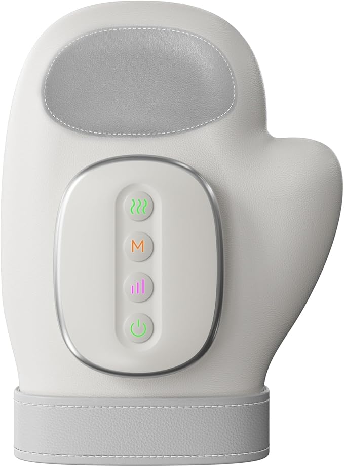 Therapeutic Hand Massager with Heat Therapy & Compression - Arthritis Pain Relief & Muscle Recovery, 3D Compression with 13 Airbags for Office Workers/Gamers/Post-Surgery Care