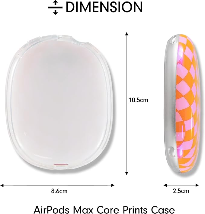 Sonix Protective Case for AirPods Max 2 & 1 | Headphones Cover | Checkmate Pink
