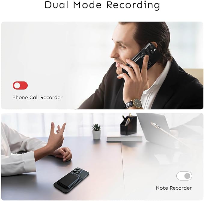 UMEVO Note Plus AI Voice Recorder : Unlimited Transcribe & Summarize, AI Note Taking Device 64GB with Case, App Control, 140 Languages for Calls, Lectures, Meetings, Interviews(Blue)
