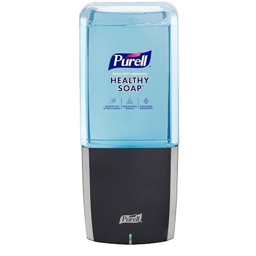 PURELL ES10 Automatic Hand Soap Dispenser, Graphite, for 1200 mL PURELL ES10 Hand Soap Refills (Pack of 1 Dispenser, Refills Sold Separately) - 8334-E1