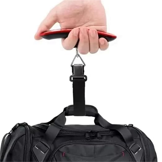 Luggage Weight Scale, Digital Luggage Scale Hand Luggage Electronic Scale Portable Electronic Scale for Travelers Handheld Scale 110 Lbs,for Travel(Gold)