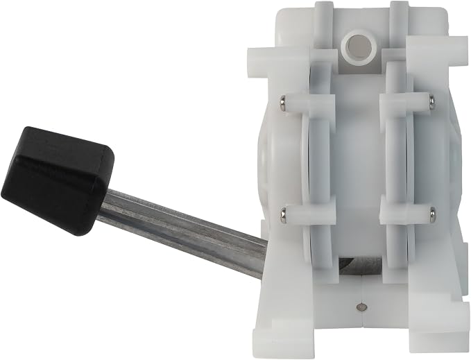 Whale Gusher Galley Mk3 Manual Freshwater Galley Pump, Foot Operated, Left Side Foot Lever, Up to 4 GPM GP0551 For Boats Up to 80 Feet, White, One Size