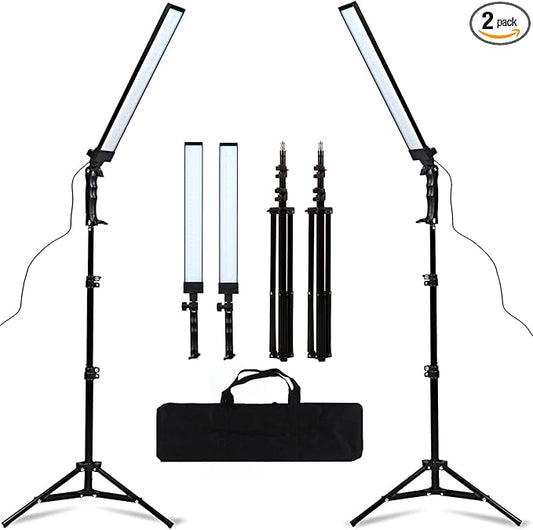 180 LED Light Photography Studio LED Lighting Kit Adjustable Light with Stand Tripod and Bag Photographic Video Fill Light