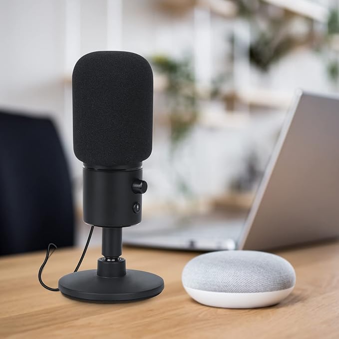 for Razer Seiren X Pop Filter - Mic Foam Cover Windscreen Customized for Razer Seiren X Streaming Microphone