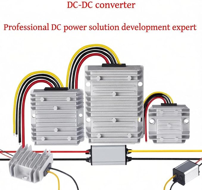 DC-DC Boost Converter 12V to 24V 20A 480W Waterproof | Step-up voltage regulator power supply module. Ideal for golf cart, club car, boat, truck, and other vehicles.