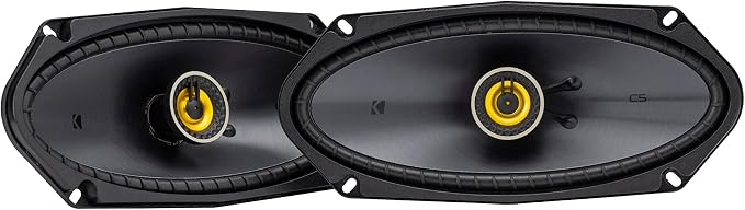 KICKER 50CSC4104-4x10 Drop-in Coaxial Speakers, Pair, 4-Ohm