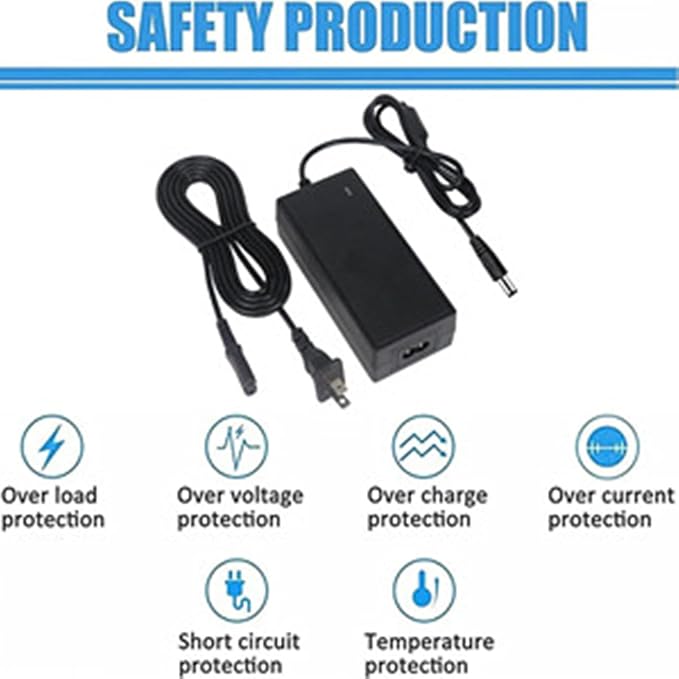 54V 1.1A Adapter for ubiquiti Network usw-lite-8-poe Gigabit Ethernet,Compatible with ubiquiti Network Ultra 60w usw-ultra-60w PoE Switch UniFi Lite 8 PoE NY-PW0L2-05401100 Power Supply Cord
