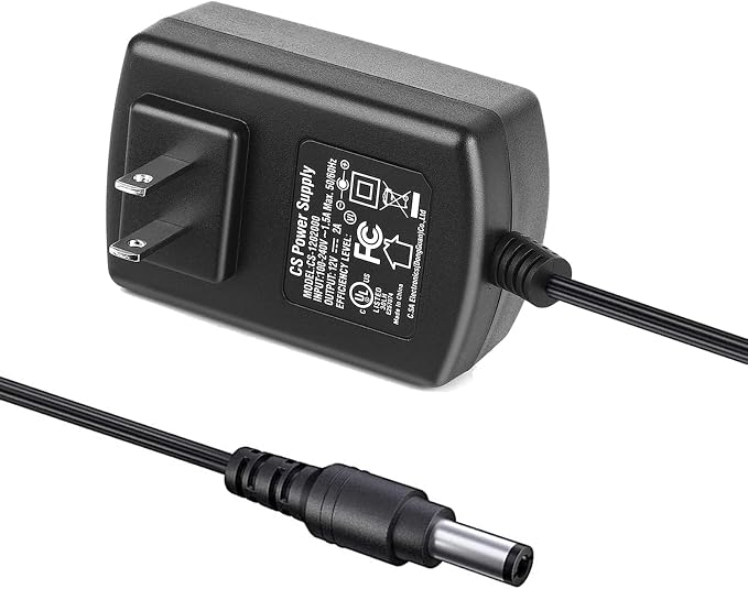 [UL Certified] Security-01 AC 100-240V to DC 12V 2A Power Supply Adapter, Plug 5.5mm x 2.1mm for CCTV Camera DVR NVR Led Light Strip, 4-Pack