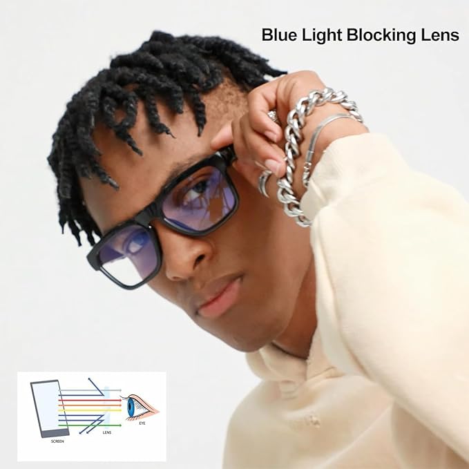 OhO sunshine Bluetooth Audio Sunglasses, Lightweight Open Ear Sport Glasses, 10H Playtime, Water Resistant with Voice Control