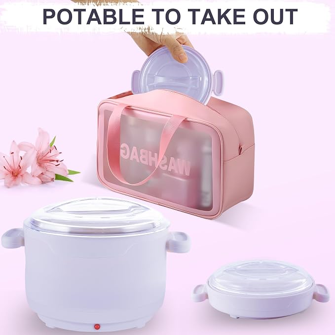 Wax Warmer for Hair Removal, 16.9oz Portable Electric Wax Heater Machine for Hard and Soft Wax Beads, Fast Heating for Home Gentle