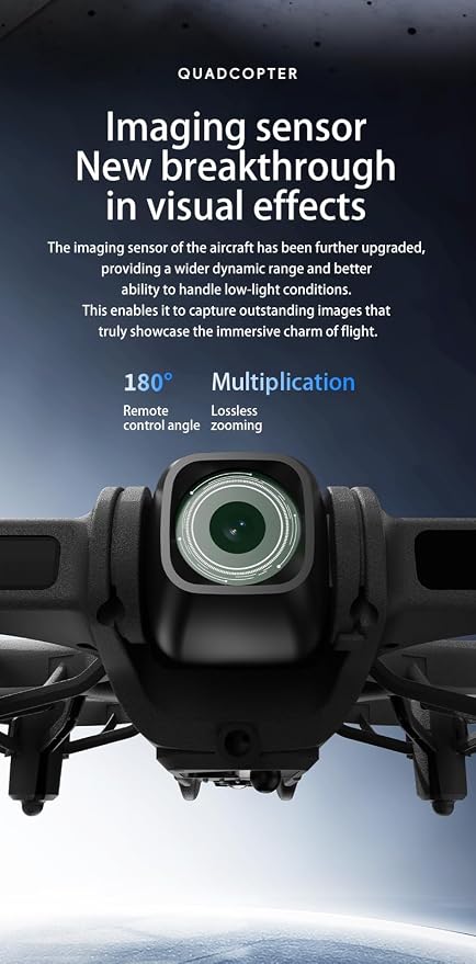 Drone with HD Camera & 4.3 Inch Screen Remote, 3-Sided Obstacle Avoidance, WiFi FPV Quadcopter Altitude Hold Headless Mode & One-Key Return, Mini Portable Drones for Beginners Adults (Black)