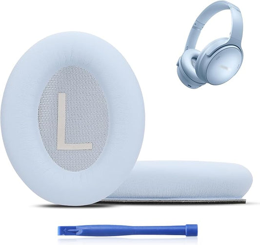 QC45 Ear Cushions for Bose qc45 Replacement Ear Pads,Compatible with Bose QuietComfort SE/new QuietComfort Wireless,Larger and Thicker (Moonstone Blue)