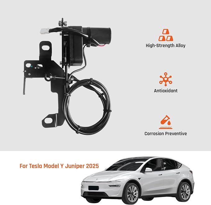 Hands-Free Automatic Frunk Closer for Tesla Model Y Juniper 2025 2026 - Power Front Trunk Lock with Soft Close - Easy Installation Accessory