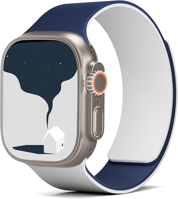 MOFT Snap Duo Watch Bands Compatible with Apple Watch, Quick Magnetic Wear, Duo-Color Design & Soft Silicone, iWatch Bands for Ultra 3/2/1, Series 11/10/9/8/7/SE/6/5/4/3/2/1, 38/40/41/42/44/45/46/49mm