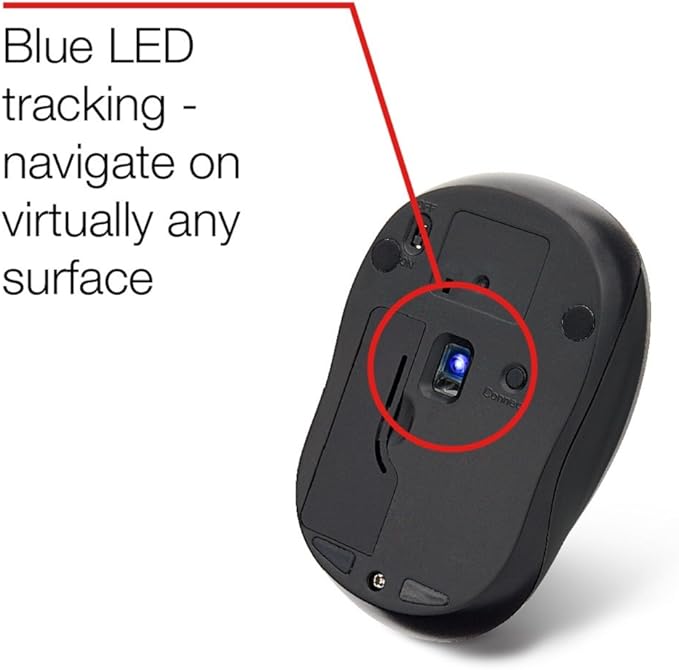 Verbatim Silent Wireless Blue LED Mouse - Silver (Pack of 2)