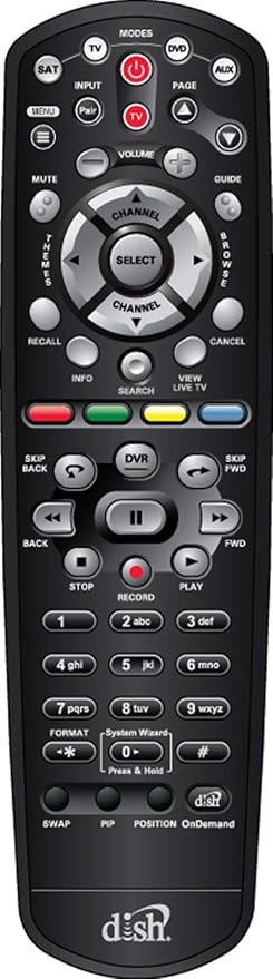 DISH Network 40.0 UHF 2G Remote for Hopper/Joey Receivers