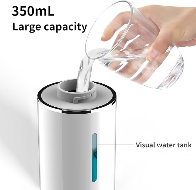Automatic Foam soap Dispenser, Rechargeable Electric Hand Wash Unit with Motion Sensor, 3 Adjustable Speeds, 350ml Capacity