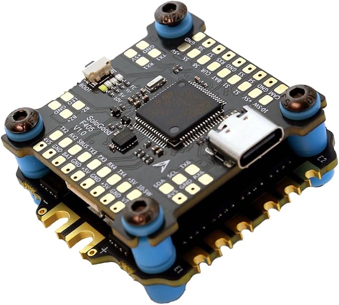 SoloGood F405 55A FPV Stack ICM42688P F405 Flight Controller BLHELI_S 55A 4in1 ESC 30.5X30.5mm 2-6S for FPV Freestyle Drones Parts