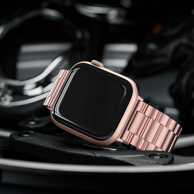 EPULY Metal Band Compatible with Apple Watch Bands for Men Women 42mm 41mm 40mm 38mm, Business Stainless Steel Strap for iWatch Bands Series 11 10 9 8 7 6 5 4 3 2 1, SE3 2 1, Ultra3 2 1