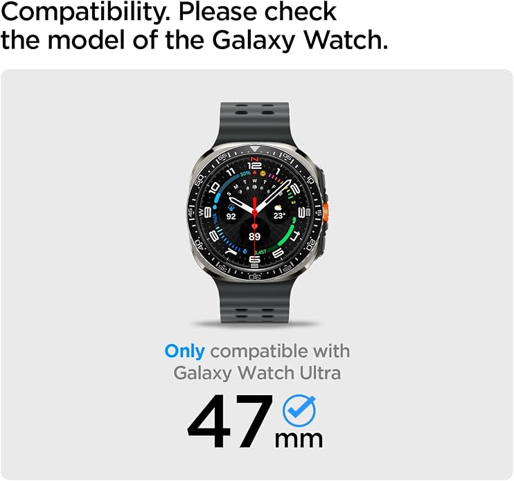 Spigen Modern Fit 316L Designed For Samsung Galaxy Watch Ultra Band 47mm (2025/2024) - Silver