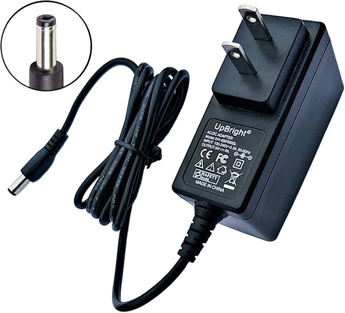 UpBright AC/DC Adapter Compatible with Brute Model# BSG1221SEB6 Gas Lawn Mower Model Year 2019 Briggs & Stratton EXi625 EXi 625 Electric Start Switching Class 2 Power Supply Cord Battery Charger PSU