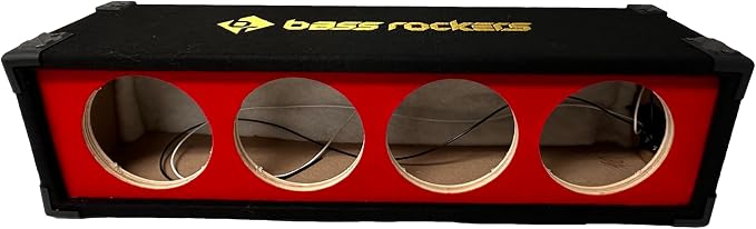 Bass Rockers Array Box Enclosure BRHB6 4 Driver Horns 4 x 6.5 Speakers Xtreme Durable Strong Wood Subwoofer Boxes Color Carpet Chuchera Horn Brazilian Style