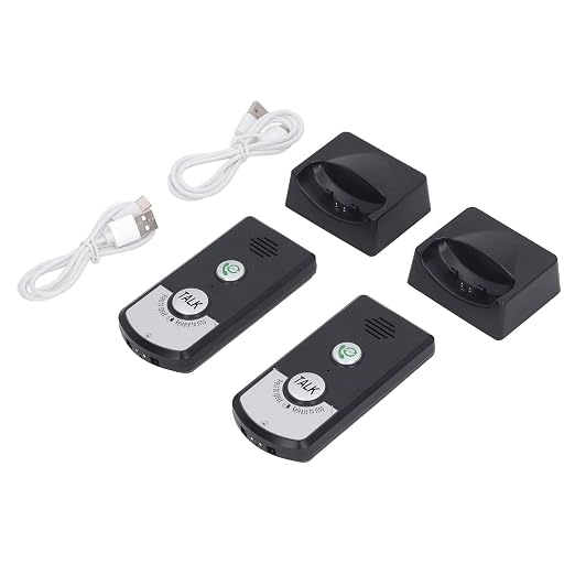 Wireless Intercom Unit, User Friendly Long Range Intercom Systems, Wireless Voice Intercom with 2 Way Call, Application for Home, Hotels, Restaurants