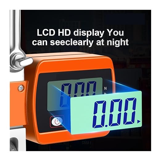 Hanging Scale Luggage Scales Digital Crane Portable Heavy Duty LCD Backlight Industrial Hook Unit Change